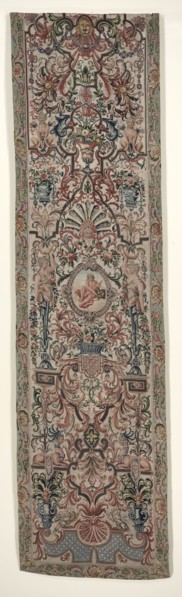 Pair of Needlework Bed Hangings, c. 1690. France, late 17th century. Petit point embroidery; silk