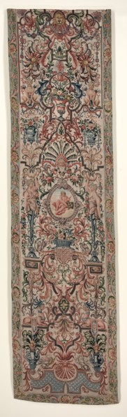 Pair of Needlework Bed Hangings, c. 1690. France, late 17th century. Petit point embroidery; silk
