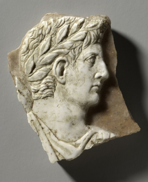 Cameo with Portrait of the Emperor Augustus (reigned 30 BC - AD 14), 14-37. Italy, Rome, Reign of