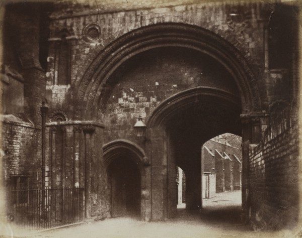 Canterbury, c. 1853. Robert Henry Cheney (British, 1800-1866). Albumen print from calotype; image: