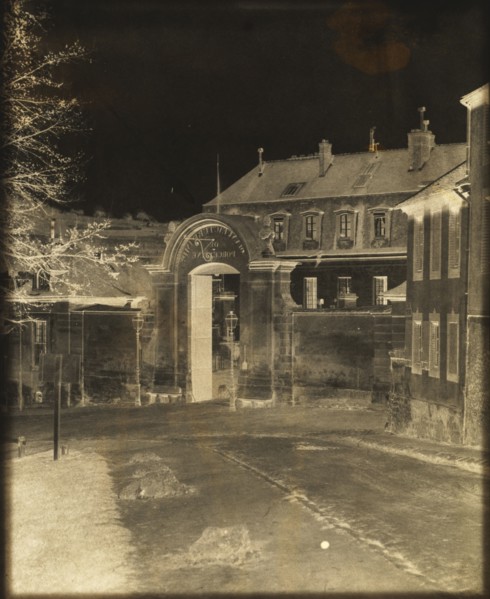 Doorway to Sèvres Factory, c. 1852. Louis-Rémy Robert (French, 1811-1882). Salted paper print,