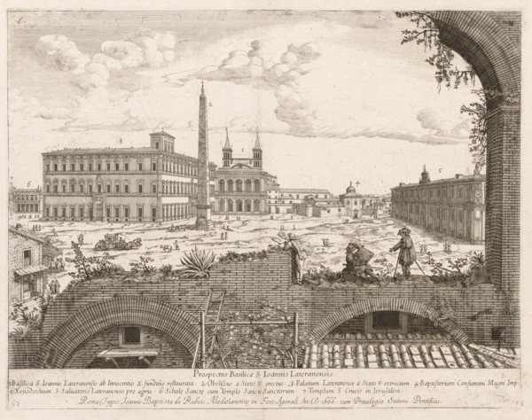 S. Giovanni in Laterano from "Prospectus Locurum Urbis Romae Insign[ium]