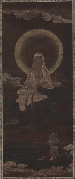 Avalokitesvara, c. 1500. Chinese, Ming dynasty (1368-1644). Hanging scroll; ink, gold, silver and