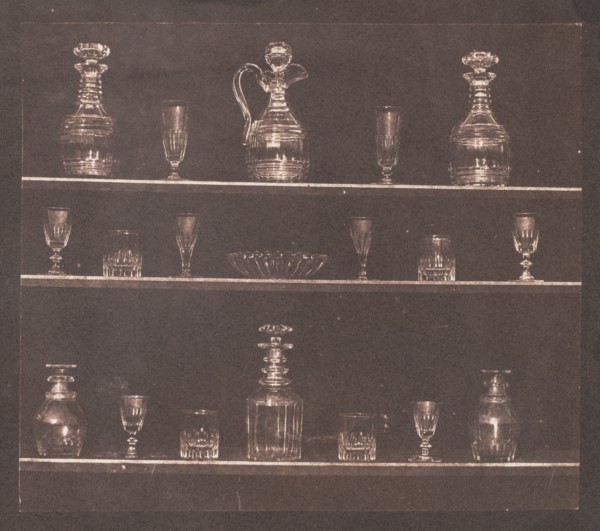 Articles of Glass, 1844. William Henry Fox Talbot (British, 1800-1877). Salted paper print from