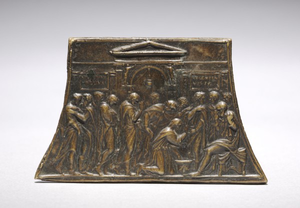 Christ Washing the Feet of the Apostles, 1500s. Valerio Belli (Italian, c. 1468-1546). Bronze;