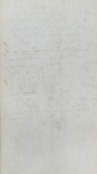 Sketchbook, page 89: Notes. Ernest Meissonier (French, 1815-1891). Graphite