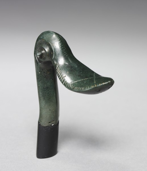 Duck Head Finial, c. 1400-1300 BC. Possibly Hungary, Bronze Age, c. 2500-800 BC. Bronze, cast;