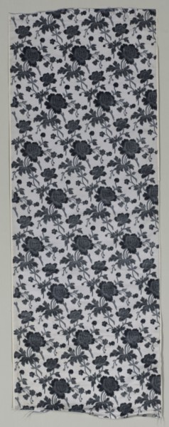 Velvet Fragment, c. 1900. France, early 20th century. Velvet, ikat dyed; silk; overall: 160.4 x 58