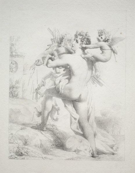 Grasp All, Lose All. Pierre Guérin (French, 1774-1833). Lithograph