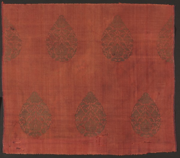 Brocade with Lotus Flowers, 1200s-mid 1300s. China, Northern, Mongol period, 13th - mid-14th