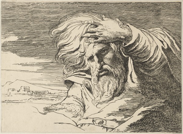 Eastern Patriarch, 1803. James Barry (British, 1741-1806). Lithograph