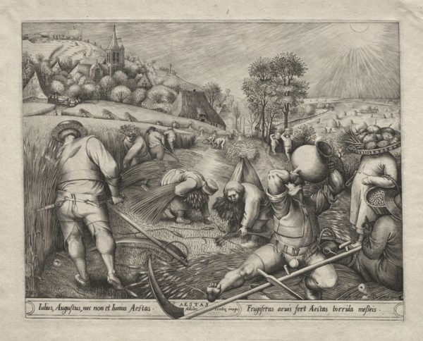 The Four Seasons:  Summer, 1570. Pieter van der Heyden (Netherlandish, c. 1530-c. 1575), after