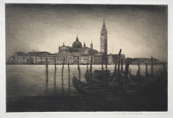 San Giorgio Maggiore, 1910. Mortimer Menpes (British, 1860-1938). Etching