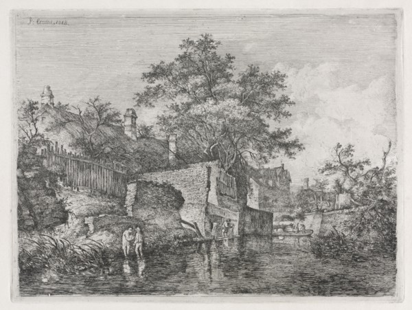 Front of the New Mills, 1813. John Crome (British, 1768-1821). Etching; sheet: 38.5 x 55.7 cm (15