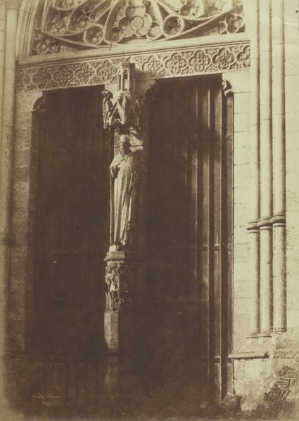 Amiens, Northern Façade of the Transept, 1852. Henri Le Secq (French, 1818-1882). Salted paper