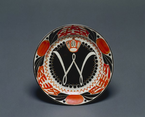 Plate, 1898. Carel-Adolphe-Lion Cachet (Netherlandish, 1864-1945), Petrus Regout & Co., Maastricht