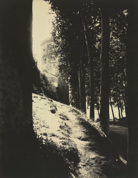 Autun, Tower of Ursulines, c. 1860s. Charles Lenormand (French, 1835-1904). Albumen print from wet