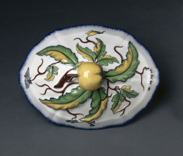Tureen (lid), c. 1870. Creil Factory (French), Félix Bracquemond (French, 1833-1914). Porcelain;