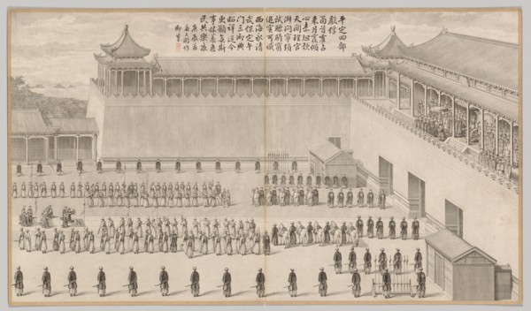 The Presentation of Uigur Captives: from Battle Scenes of the Quelling of Rebellions in the Western
