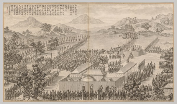 Rewards to Generals and Officers in Quelling the Uigurs: from Battle Scenes of the Quelling of