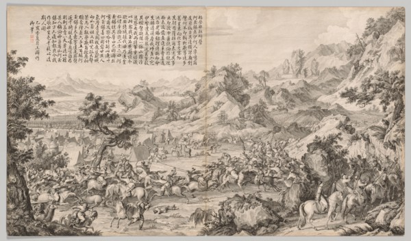 Attacking the Camp at Gatan Ola: from Battle Scenes of the Quelling of Rebellions in the Western