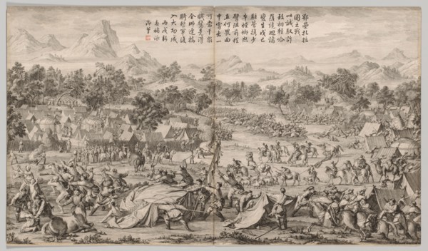 The Battle at Elei Zhalatu: from Battle Scenes of the Quelling of Rebellions in the Western