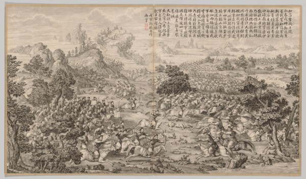 Victory at Heluo Heshi: from Battle Scenes of the Quelling of Rebellions in the Western Regions,