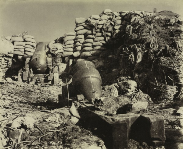 Battery, Malakoff, 1855. Leon-Eugéne Méhédin (French, 1828-1905), Col. Charles Langlois (French,