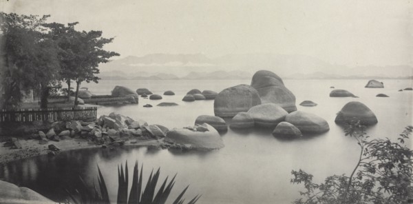 Bay Todos os Santos, Paqueta, Brazil, 1880s. Attributed to Marc Ferrez (Brazilian, 1843-1923).
