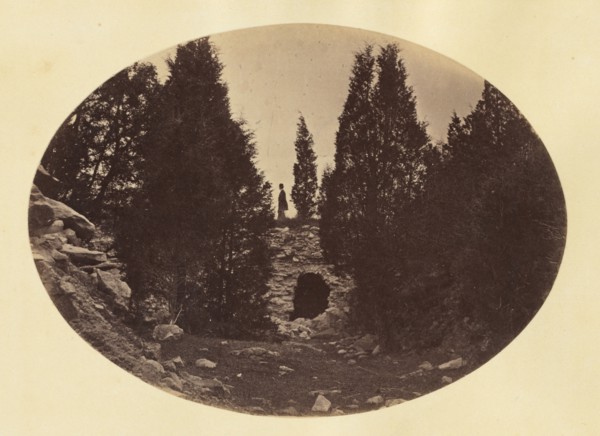 Old Emplacement, West Point, late 1860s. George K. Warren (American, 1834-1884). Albumen print from
