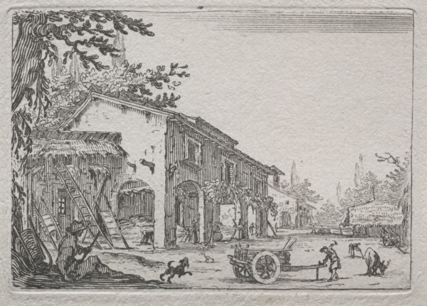 Caprices: The Italian Farm. Jacques Callot (French, 1592-1635). Etching; sheet: 13.5 x 21 cm (5
