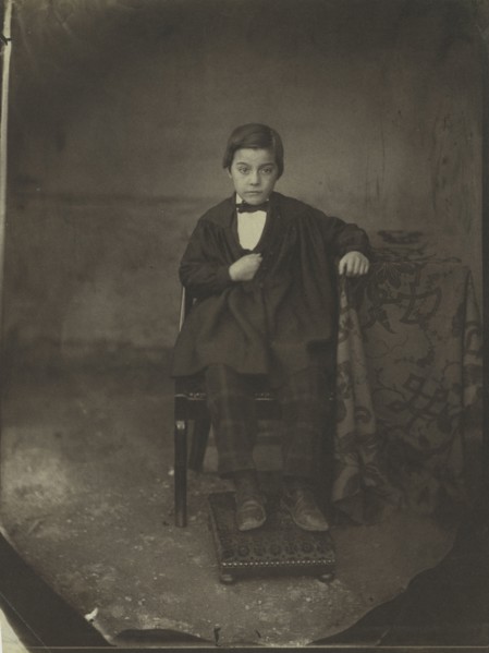 Portrait of a Young Boy, c. 1848. Louis-Adolphe Humbert de Molard (French, 1800-1874). Salted paper