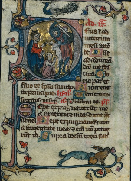 Leaf from a Book of Hours: Initial D: Massacre of the Innocents (1 of 2 Excised Leaves), early 14th