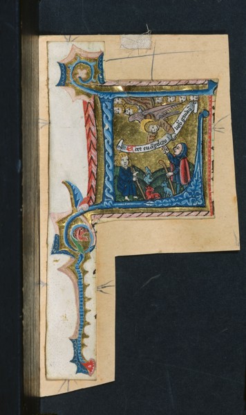 Three Cuttings from a Missal, c. 1470-1500. Germany, Franconia or Saxony (?) or Silesia (?), 15th