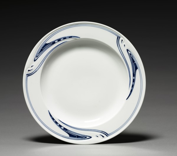 Plate, c. 1903. Henry C. Van de Velde (Belgian, 1863-1957), firm of Meissen Porcelain Factory