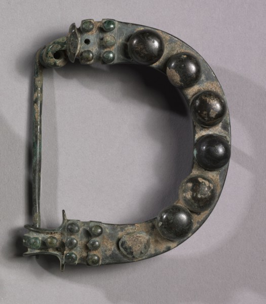 Pair of Arched Fibulae, 725-675 BC. Asia Minor, Phrygia, late 8th-early 7th Century BC. Bronze;