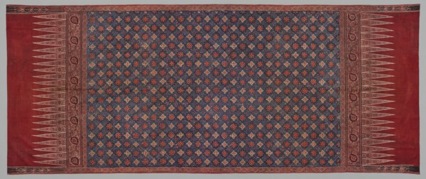 Hip Wrapper (tapis), 1800-1850. India, Coromandel Coast, 1st half 19th Century. Cotton; plain