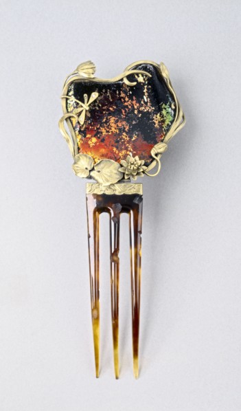 Ornamental Comb, c. 1900. F. Walter Lawrence (American, 1864-1929), Gustav Manz (German, 1865-1946)