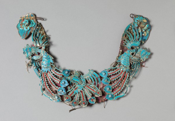 Headdress Ornament, 1700s or 1800s. China, Qing dynasty (1644-1911). Made from a copper-silver