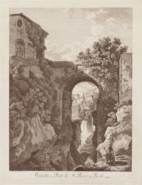Presumably from Mahlerischradirte Prospecte von Italien (a set of 72 etchings published by