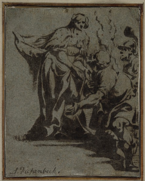 A Scene from Classical Mythology, 1600s. Anthonis Sallaert (Flemish, c. 1590-1658). Monotype;