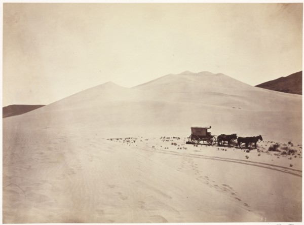 Sand Dunes, Carson Desert, Nevada, 1867. Timothy H. O'Sullivan (American, 1840-1882). Albumen print