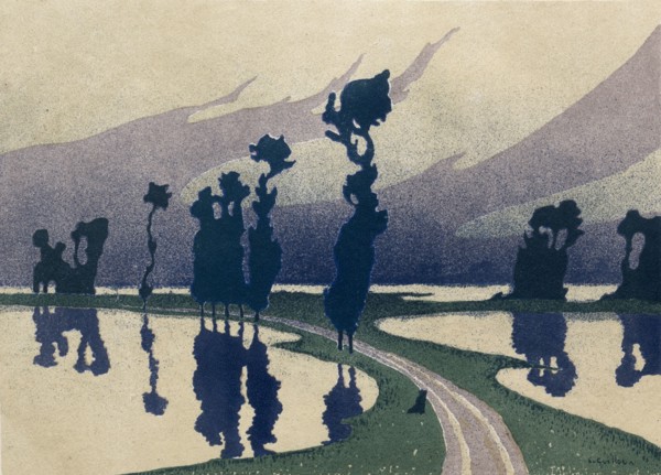 The Deluge, 1893. Charles Guilloux (French, 1866-1946), L'Estampe Originale (blindstamp lower