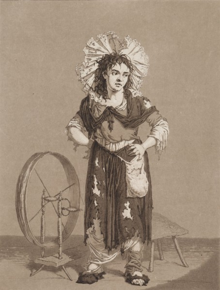 The Young Beggars, c.1800. Karl Ludwig Bernhard Buchhorn (German, 1770-1856). Aquatint; sheet: 31 x
