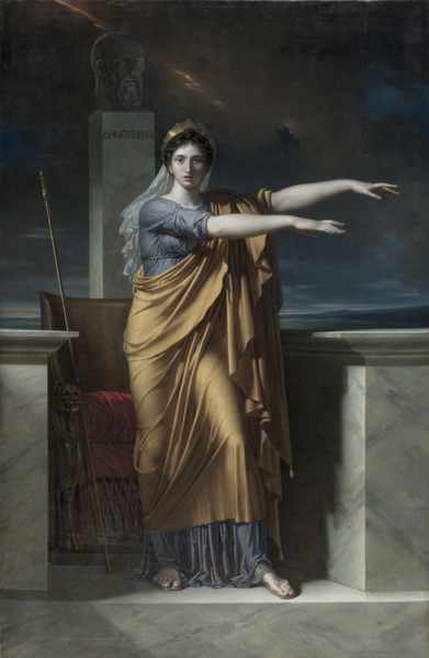 Polyhymnia, Muse of Eloquence, 1800. Charles Meynier (French, 1768-1832). Oil on canvas; overall: