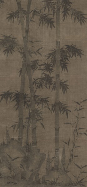 Bamboo in Four Seasons: Autumn, 1279-1368. China, Yuan dynasty (1271-1368). Hanging scroll, ink on