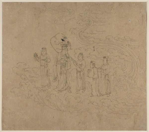 Album of Daoist and Buddhist Themes: Procession of Daoist Deities: Leaf 10
