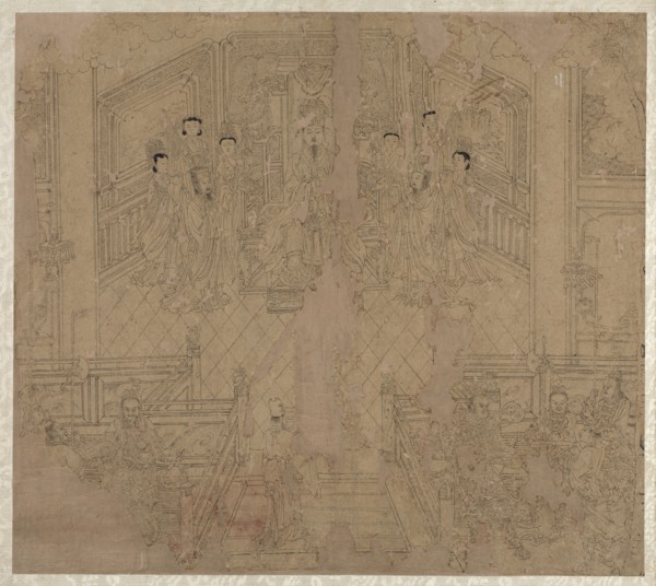 Album of Daoist and Buddhist Themes: Procession of Daoist Deities: Leaf 2, 1200s. China, Southern