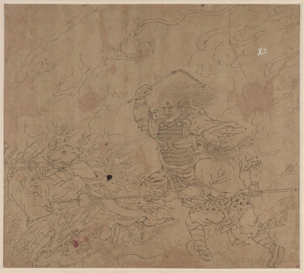 Album of Daoist and Buddhist Themes: Search the Mountain: Leaf 42, 1200s. China, Southern Song
