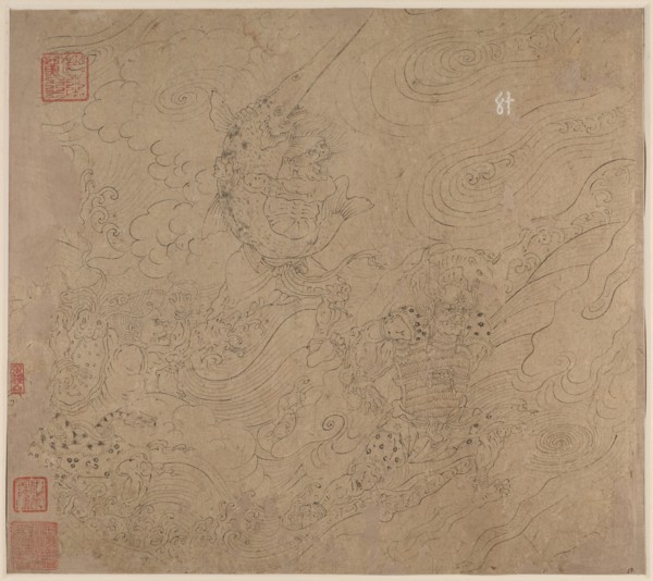 Album of Daoist and Buddhist Themes: Search the Mountain: Leaf 50, 1200s. China, Southern Song